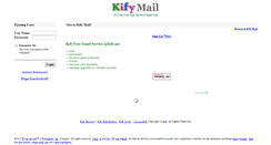 Desktop Screenshot of mail.kify.net